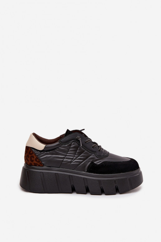 Women's Sports Sneakers On Platform Vinceza 58565 Black Women's Sports Sneakers On Platform Vinceza 58565 Black