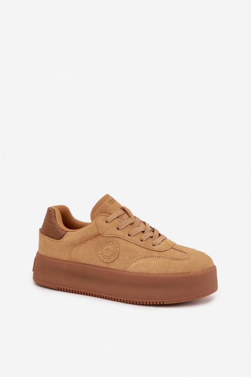 Women's Sneakers on Platform Panterka Big Star SS274762 Camel Women's Sneakers on Platform Panterka Big Star SS274762 Camel