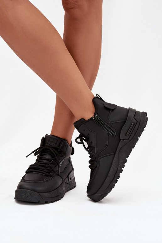 Women's Sports Shoes On Platform Big Star SS274509 Black