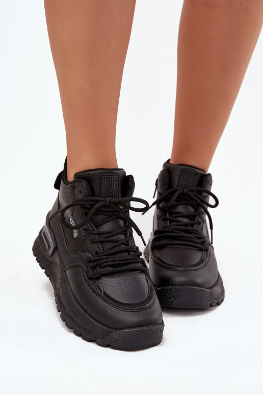 Women's Sports Shoes On Platform Big Star SS274509 Black