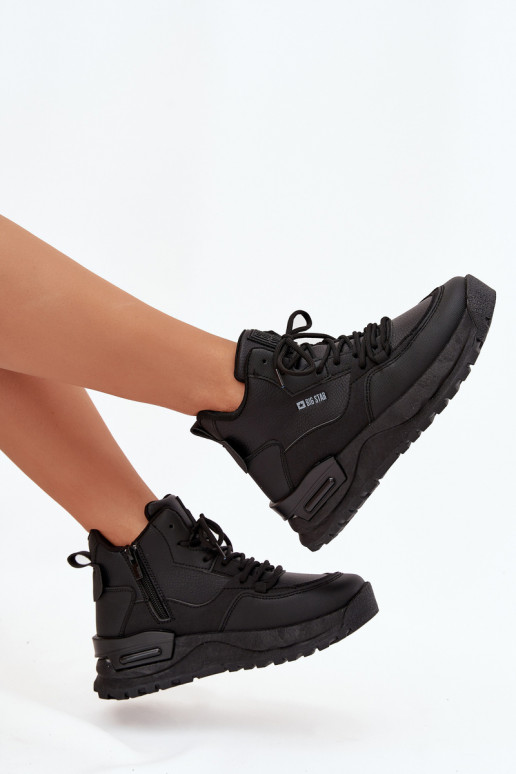 Women's Sports Shoes On Platform Big Star SS274509 Black