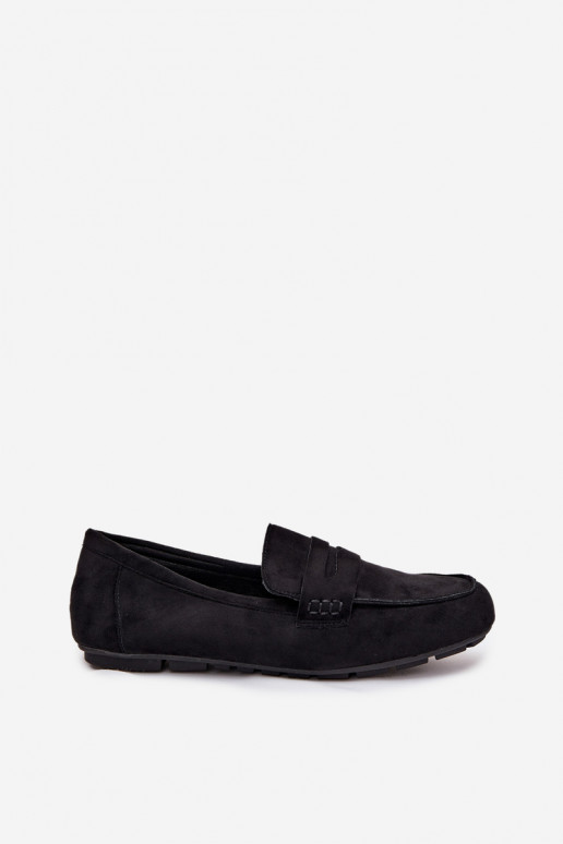 Loafers Moccasins Women's Flat Black Soreline