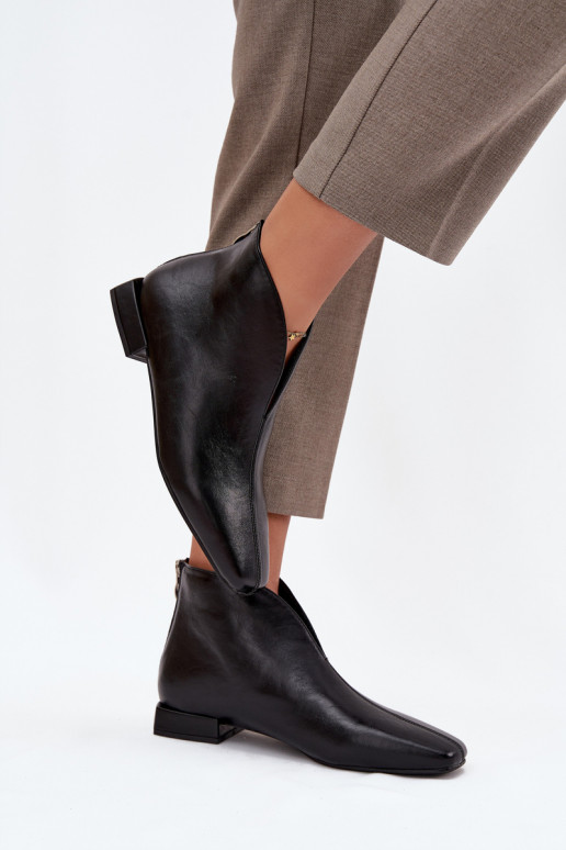 Women's ankle boots with delicate heels black Elvienne Women's ankle boots with delicate heels black Elvienne