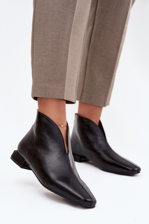 Women's ankle boots with delicate heels black Elvienne Women's ankle boots with delicate heels black Elvienne