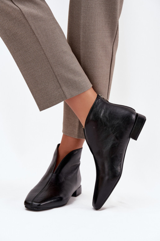 Women's ankle boots with delicate heels black Elvienne Women's ankle boots with delicate heels black Elvienne