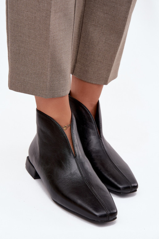 Women's ankle boots with delicate heels black Elvienne Women's ankle boots with delicate heels black Elvienne