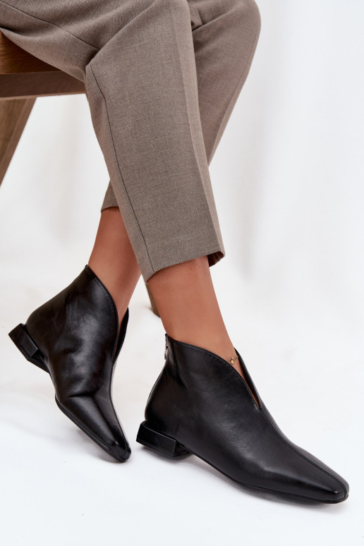 Women's ankle boots with delicate heels black Elvienne Women's ankle boots with delicate heels black Elvienne