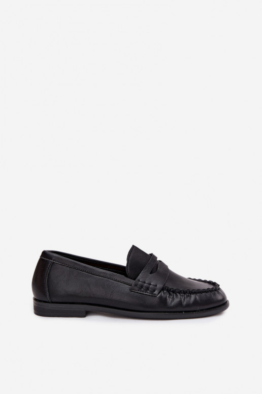 Women Loafers Made of Eco Leather Black Lilith Women Loafers Made of Eco Leather Black Lilith
