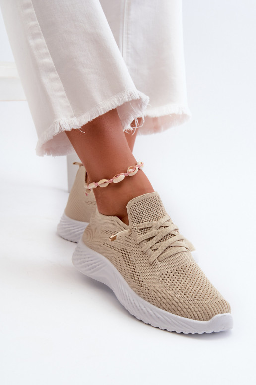 copy of Women's Beige Sports Slip-On Shoes Jagelia