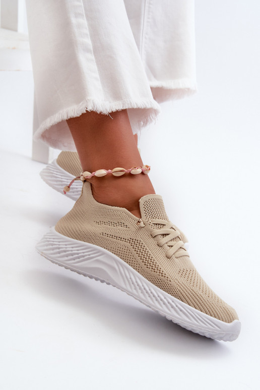 copy of Women's Beige Sports Slip-On Shoes Jagelia