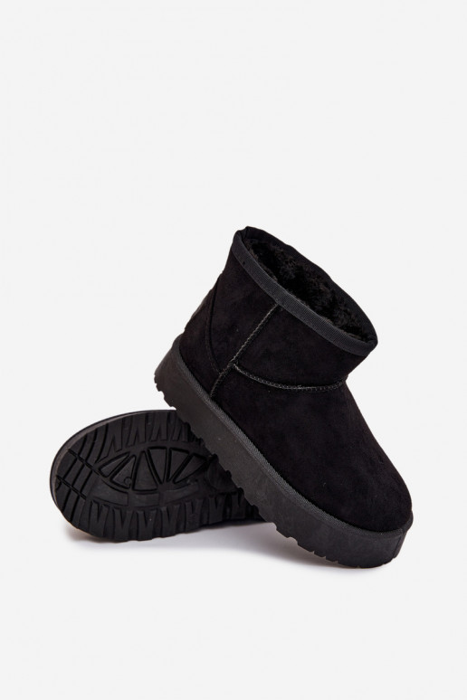 Children's Snow Boots Insulated with Fur SS374018 Black Children's Snow Boots Insulated with Fur SS374018 Black