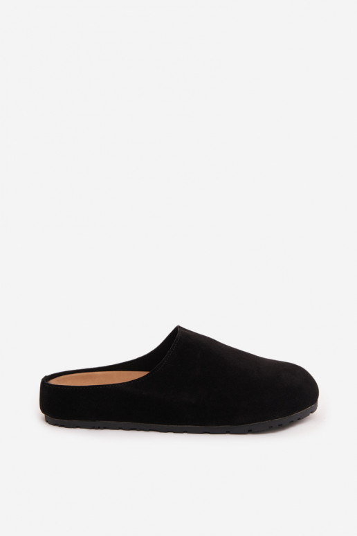 Women's slippers on platform black Sylviane Women's slippers on platform black Sylviane