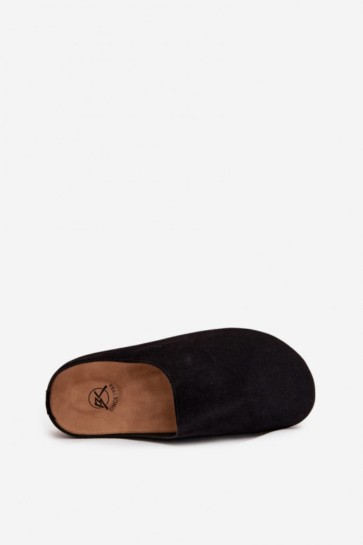 Women's slippers on platform black Sylviane Women's slippers on platform black Sylviane