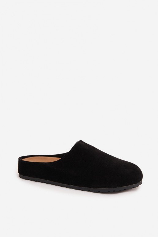 Women's slippers on platform black Sylviane Women's slippers on platform black Sylviane