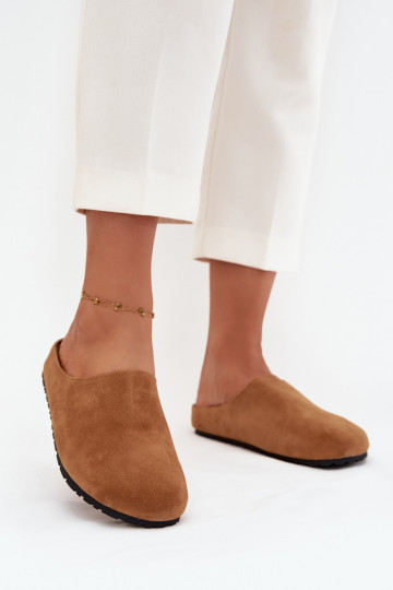 Women's Slides with Platform Camel Sylviane