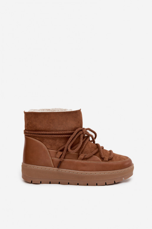 Women's Snow Boots with Lacing Camel Rebekah Women's Snow Boots with Lacing Camel Rebekah