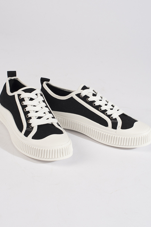 copy of Black classic model women's sneakers with platform