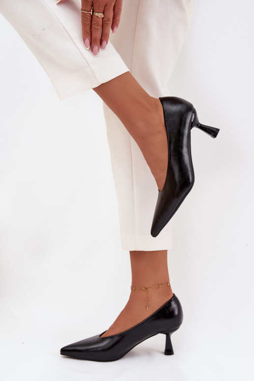 Patent leather high heels black Gavrielle Patent leather high heels black Gavrielle
