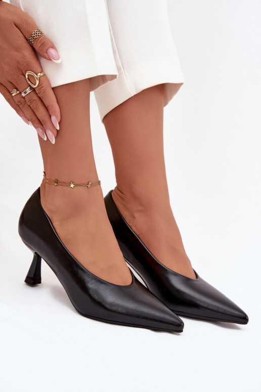 Patent leather high heels black Gavrielle Patent leather high heels black Gavrielle