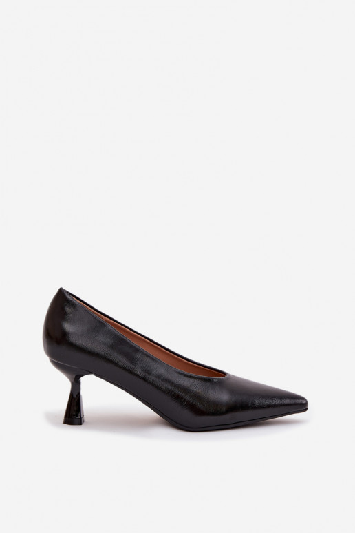 Lakierowane Czółenka Na Szpilce Czarne Gavrielle Lakierowane Czółenka Na Szpilce Czarne Gavrielle
