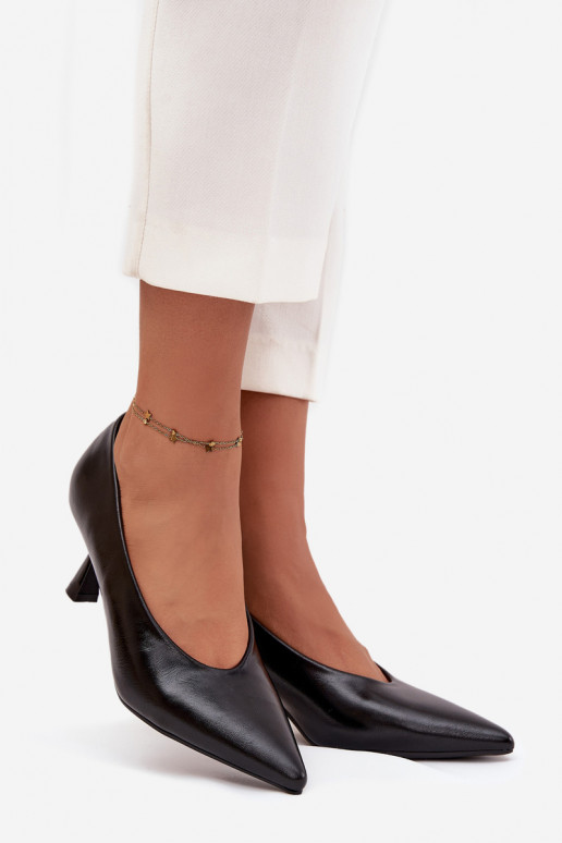 Patent leather high heels black Gavrielle Patent leather high heels black Gavrielle