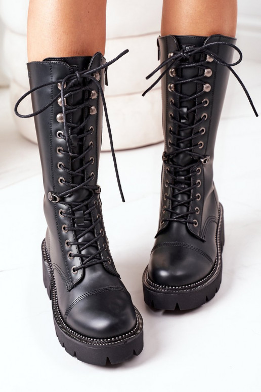 Ocieplane Kozaki Glany Big Star II274115 Czarne