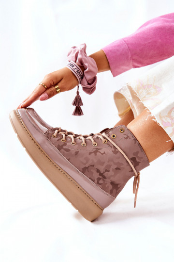 Sport Leather Shoes Lewski 3034 Beige Moro 2