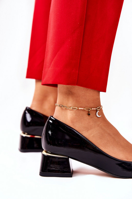 Patent leather pumps Lewski 3118 Black Patent leather pumps Lewski 3118 Black