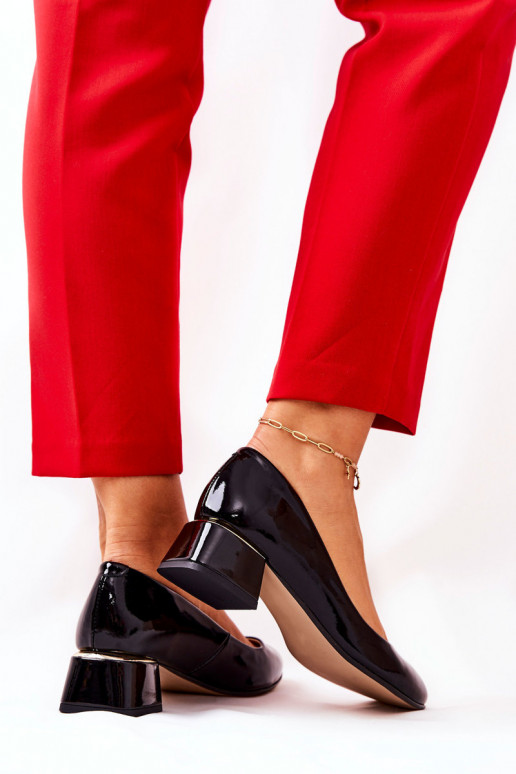 Patent leather pumps Lewski 3118 Black Patent leather pumps Lewski 3118 Black