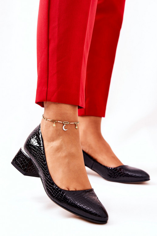 Patent Snake pumps Lewski 3118 Black Patent Snake pumps Lewski 3118 Black