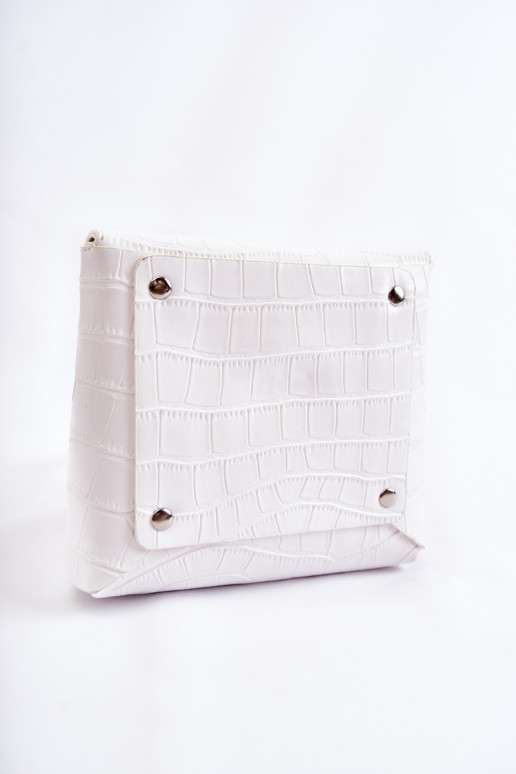 Leather Small Messenger Bag GOE ZNJ035 White