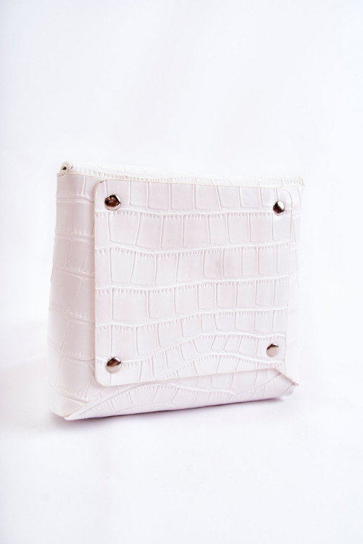 Leather Small Messenger Bag GOE ZNJ035 White