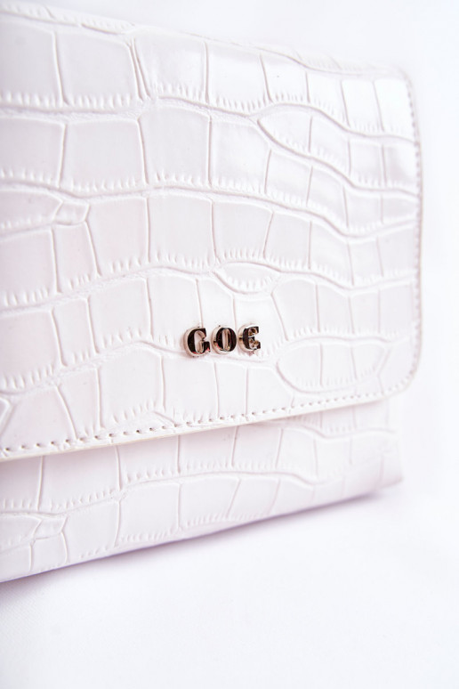 Leather Small Messenger Bag GOE ZNJ035 White