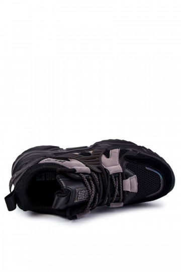 Lekkie Męskie Sportowe Buty Big Star KK174054 Czarne 2