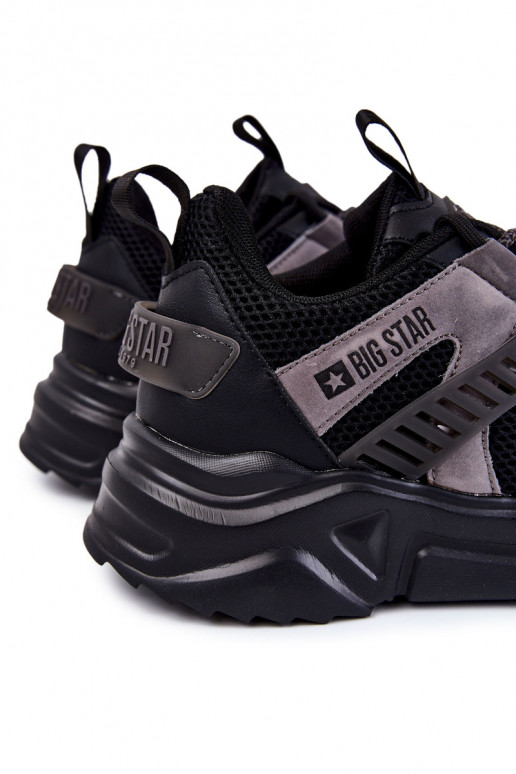 Lekkie Męskie Sportowe Buty Big Star KK174054 Czarne