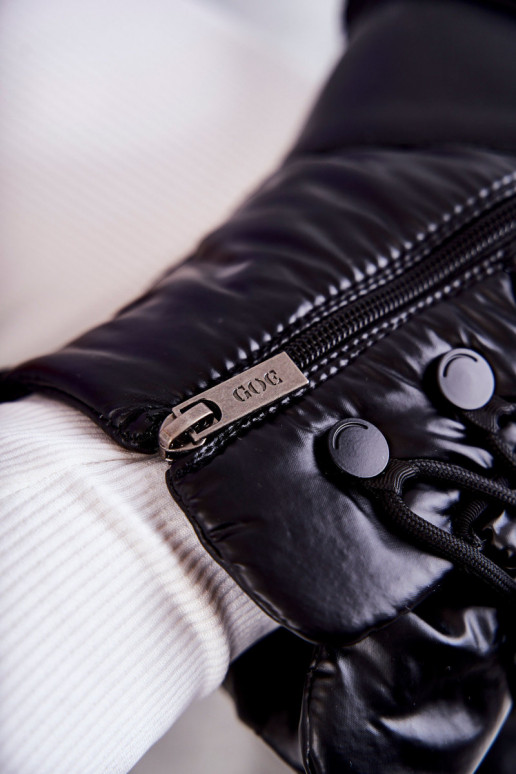 Women's Lace-up Snow Boots GOE KK2N4017 Black Women's Lace-up Snow Boots GOE KK2N4017 Black