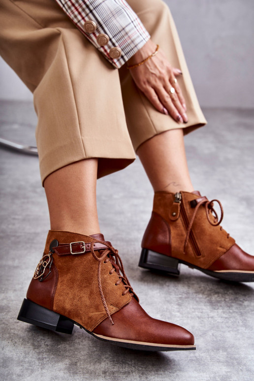 Women's Leather Boots Maciejka 5743A-29 Brown Women's Leather Boots Maciejka 5743A-29 Brown