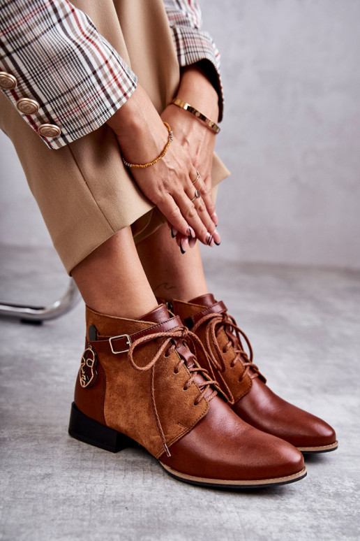 Women's Leather Boots Maciejka 5743A-29 Brown Women's Leather Boots Maciejka 5743A-29 Brown