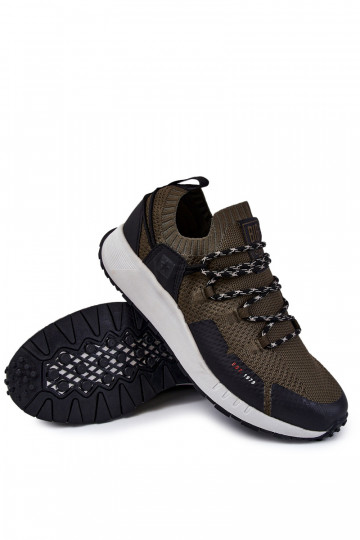 Męskie Buty Sportowe Big Star KK174014 Khaki 2