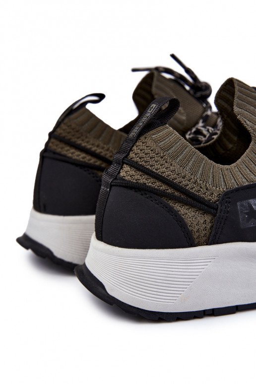 Męskie Buty Sportowe Big Star KK174014 Khaki