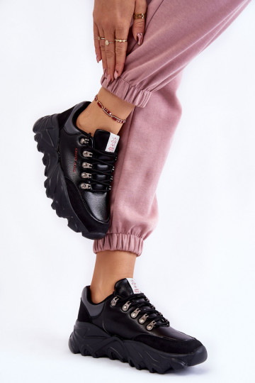 Women's Sneakers on the platform Cross Jeans KK2R4073C Black 2