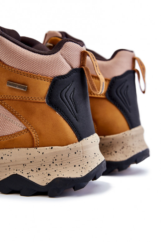 Men's Warm Trekking Shoes Cross Jeans KK1R4020C Camel Men's Warm Trekking Shoes Cross Jeans KK1R4020C Camel
