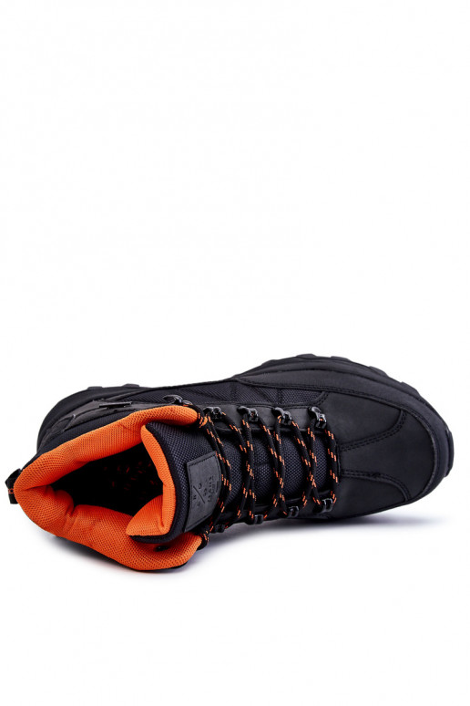 Men's Warm Trekking Shoes Cross Jeans KK1R4018C Black