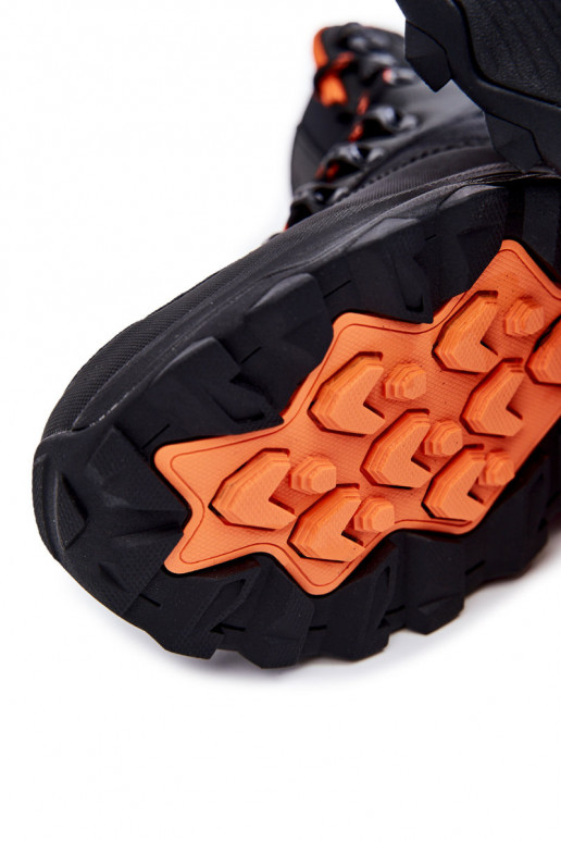 Men's Warm Trekking Shoes Cross Jeans KK1R4018C Black