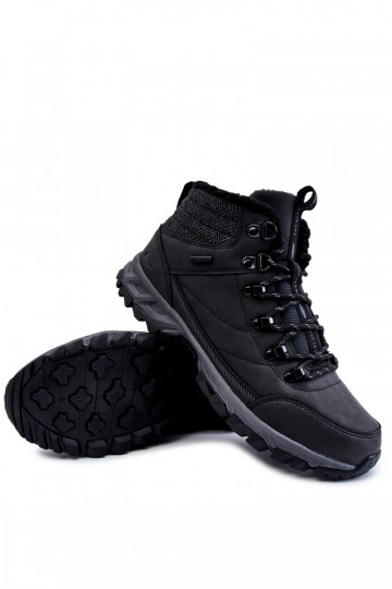 Men's Warm Boots Trekking Shoes Cross Jeans KK1R4022C Black 2