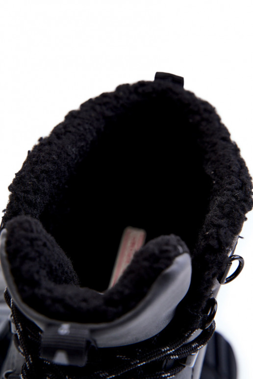 Men's Warm Boots Trekking Shoes Cross Jeans KK1R4022C Black Men's Warm Boots Trekking Shoes Cross Jeans KK1R4022C Black