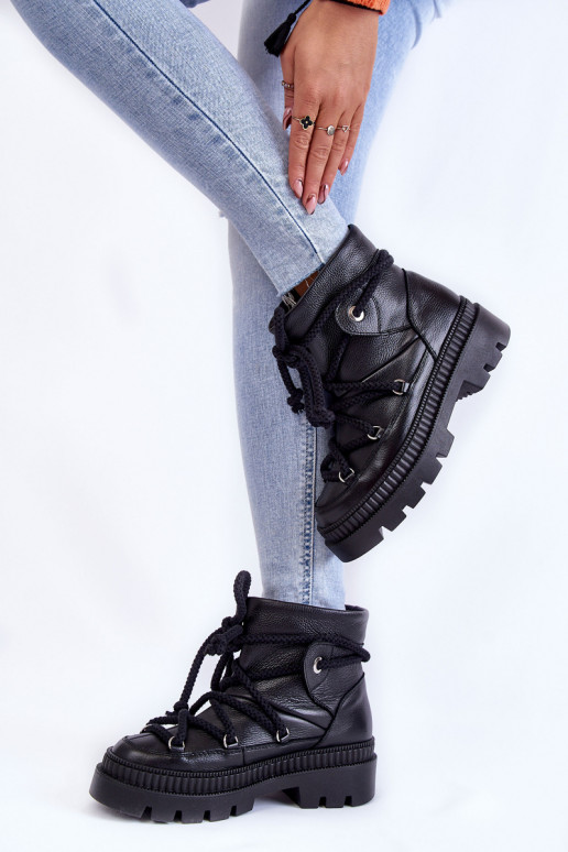 Women's Fashionable Snow Boots Black Kallen Women's Fashionable Snow Boots Black Kallen