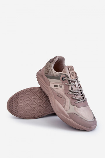 Men's Light Sneakers Memory Foam System Big Star LL174151 Beige 2