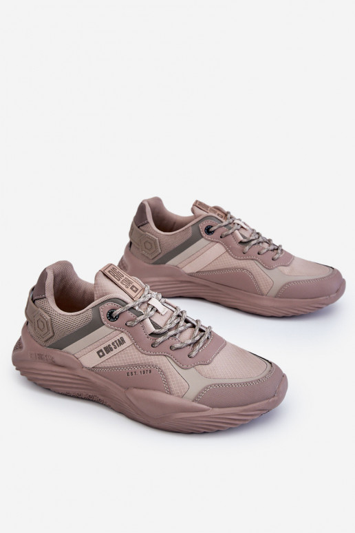 Men's Light Sneakers Memory Foam System Big Star LL174151 Beige Men's Light Sneakers Memory Foam System Big Star LL174151 Beige