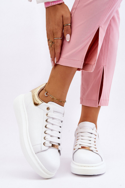 Women's Sport Shoes GOE LL2N4011 White and Gold Women's Sport Shoes GOE LL2N4011 White and Gold